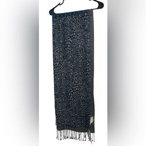 Gerard Darel Paris Scarf Celie Petrole NWT